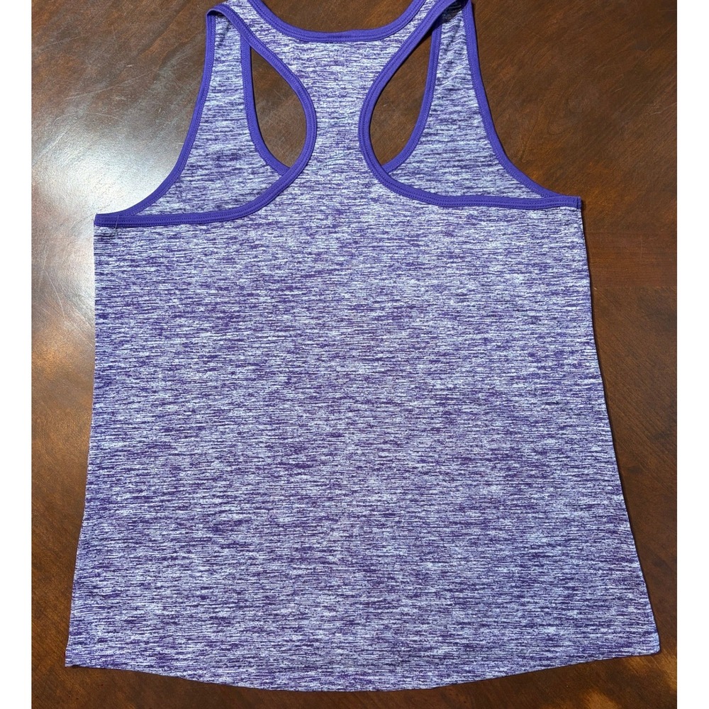 Sport-Tek PosiCharge Purple Heather Racerback Tank Top Womens L LST390 - Picture 2 of 5